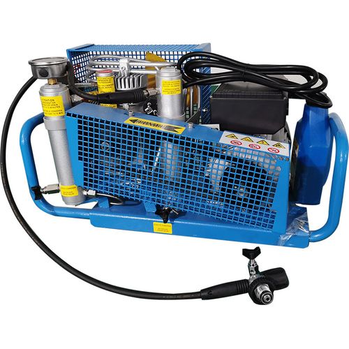 绿升 油机驱动空气呼吸器充气泵 消防潜水空气呼吸压缩填充泵(高压空